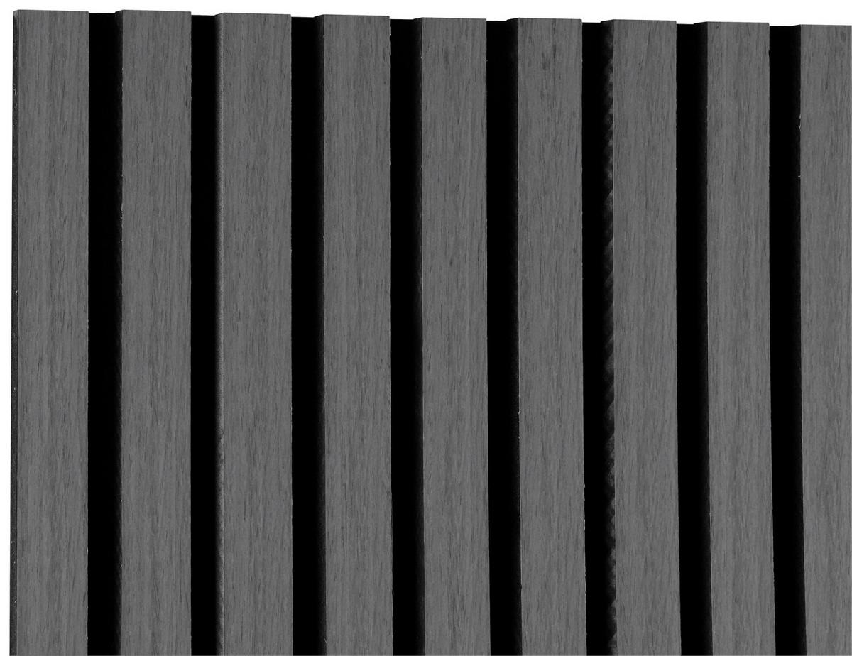 Garderobenpaneel Grace Grau - Grau, Modern, Holzwerkstoff/Textil (50/125/7cm) - Mömax