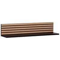 Regal Ekko Schwarz/Eichefarben - Eichefarben/Schwarz, MODERN, Holzwerkstoff (80/15,7/17,3cm) - MID.YOU