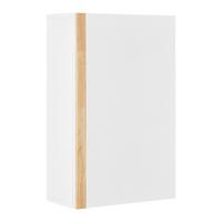 SZAFKA WISZĄCA RICO - kolor naturalny/biały, Modern, drewno (42/66/20cm) - Bessagi Home