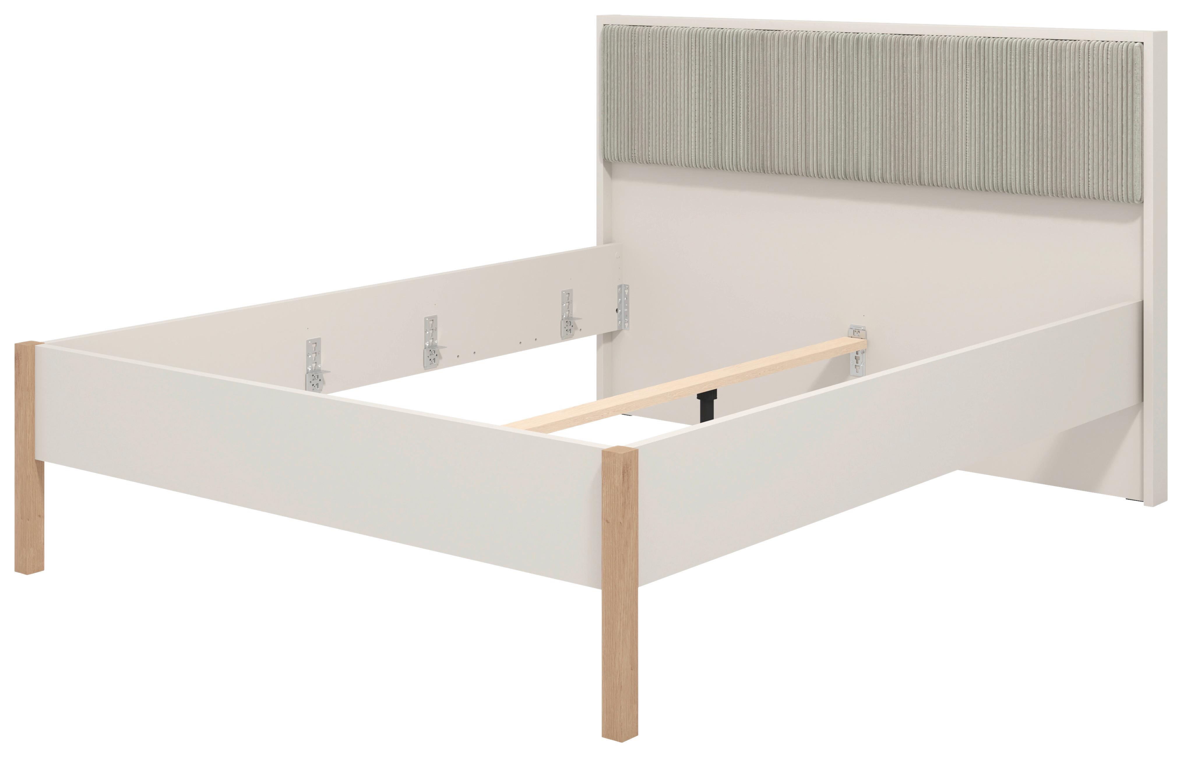 Ágykeret Belfort - kasmírszínű, Modern, faalapú anyag/textil (160/200cm)