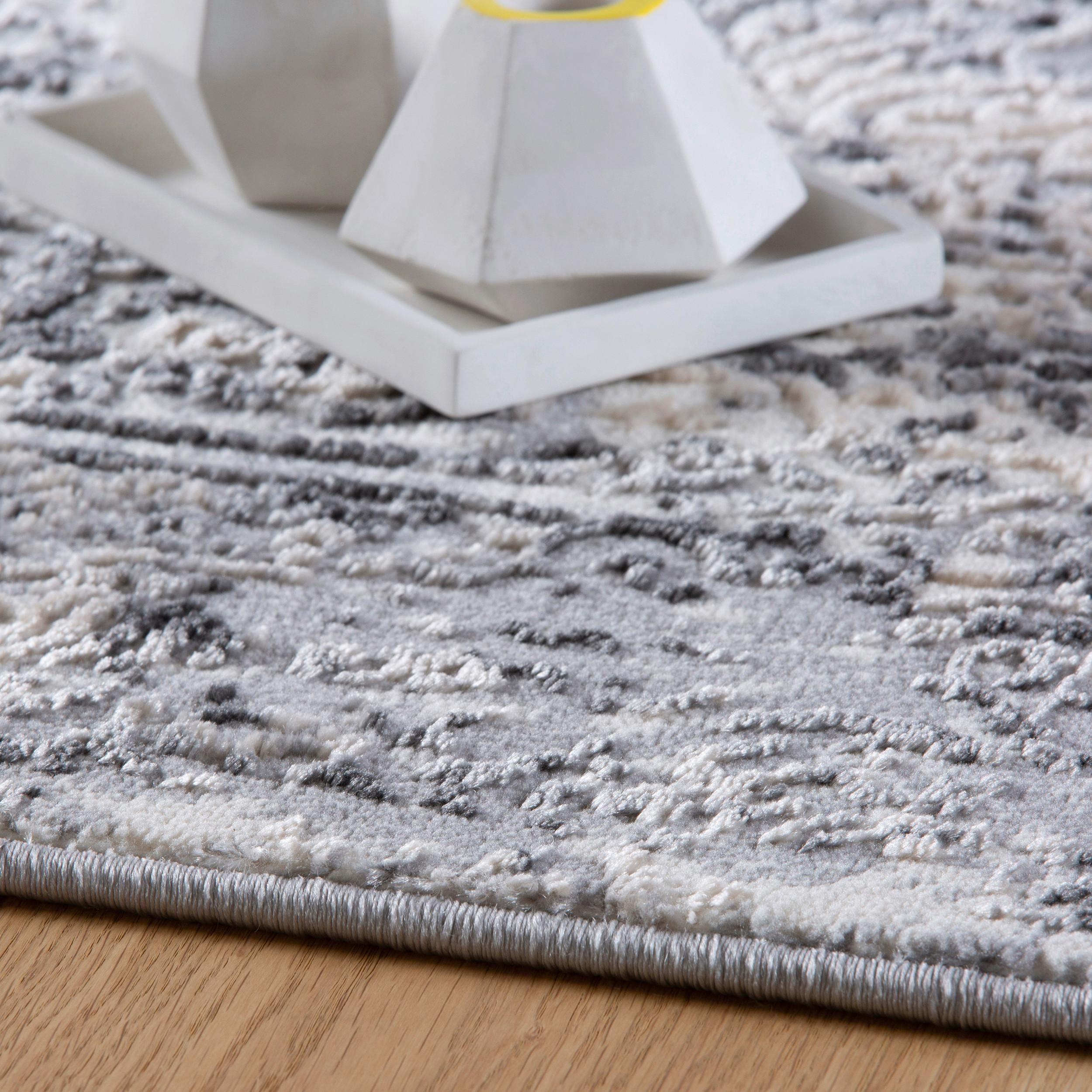Webteppich My Salsa Grau ca. 200x290cm - Grau, Design, Textil (200/290cm) - Obsession