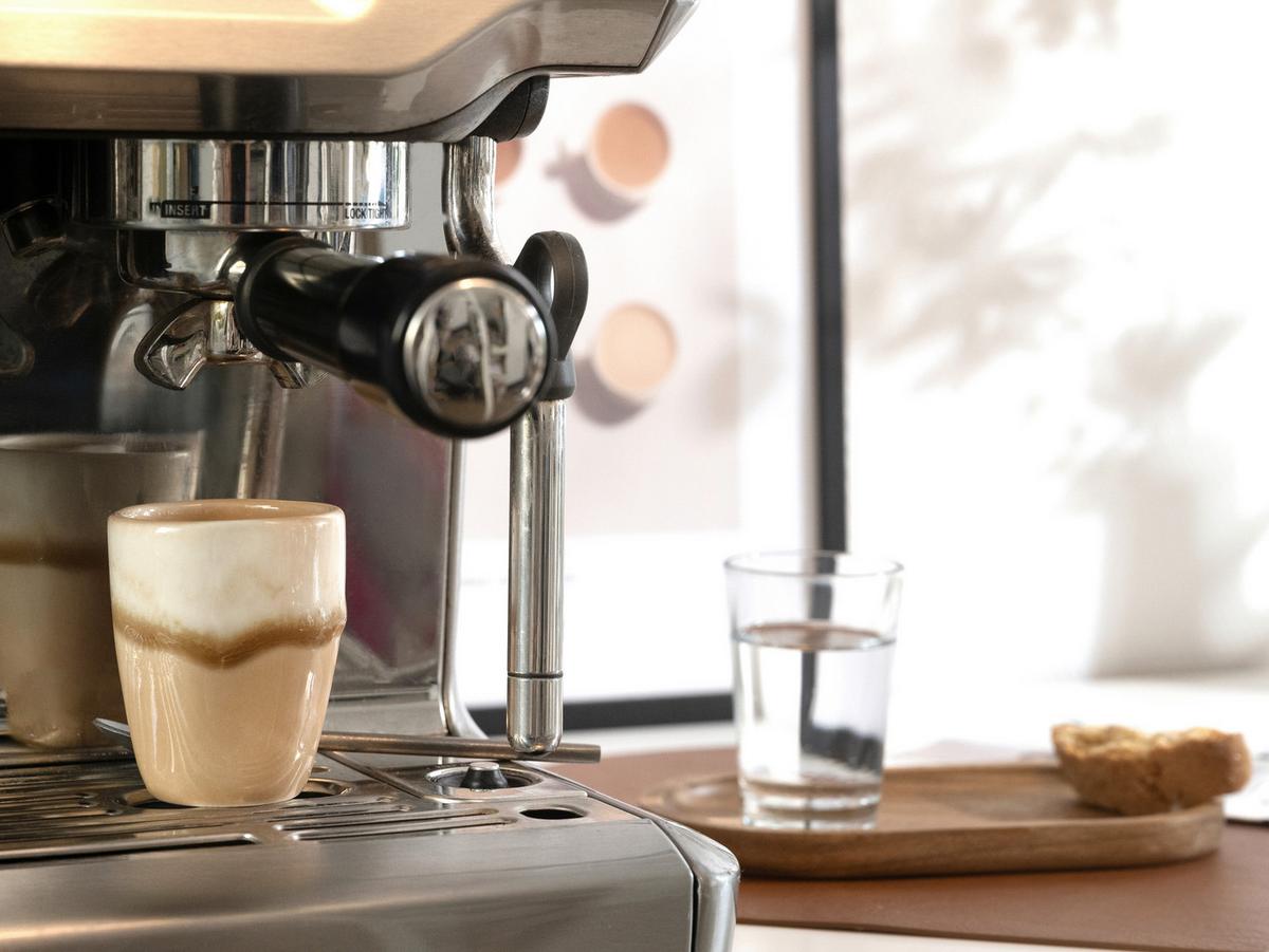 Set Skodelic Squeezy Mocha, 4-Delni - krem barve/umazano rjava, Basics, keramika (6/7cm) - Creatable