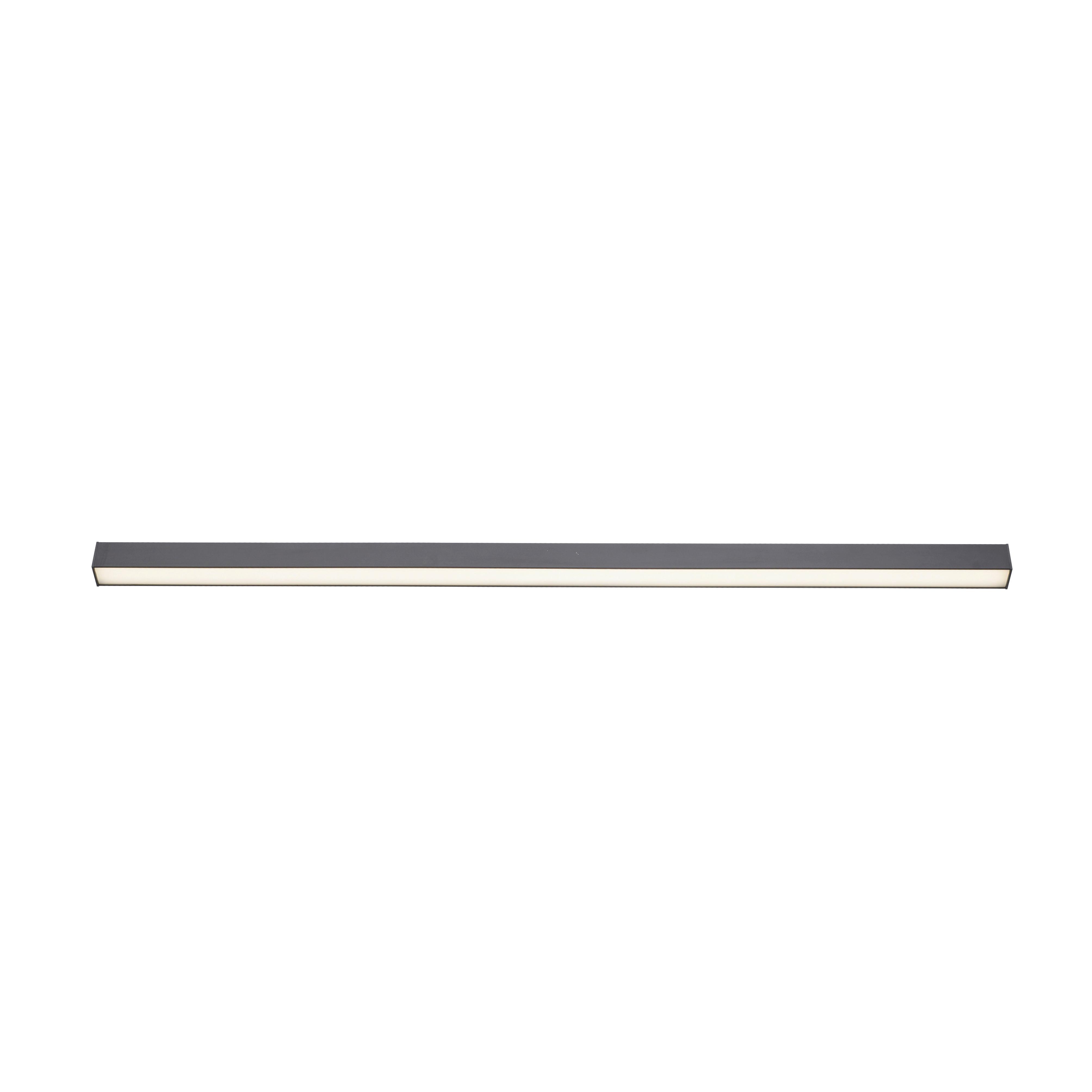 LAMPA SUFITOWA LED 6021-13 PURE-LINES - antracytowy, Design, tworzywo sztuczne/metal (110/3,8/3,9cm) - Neuhaus PURE