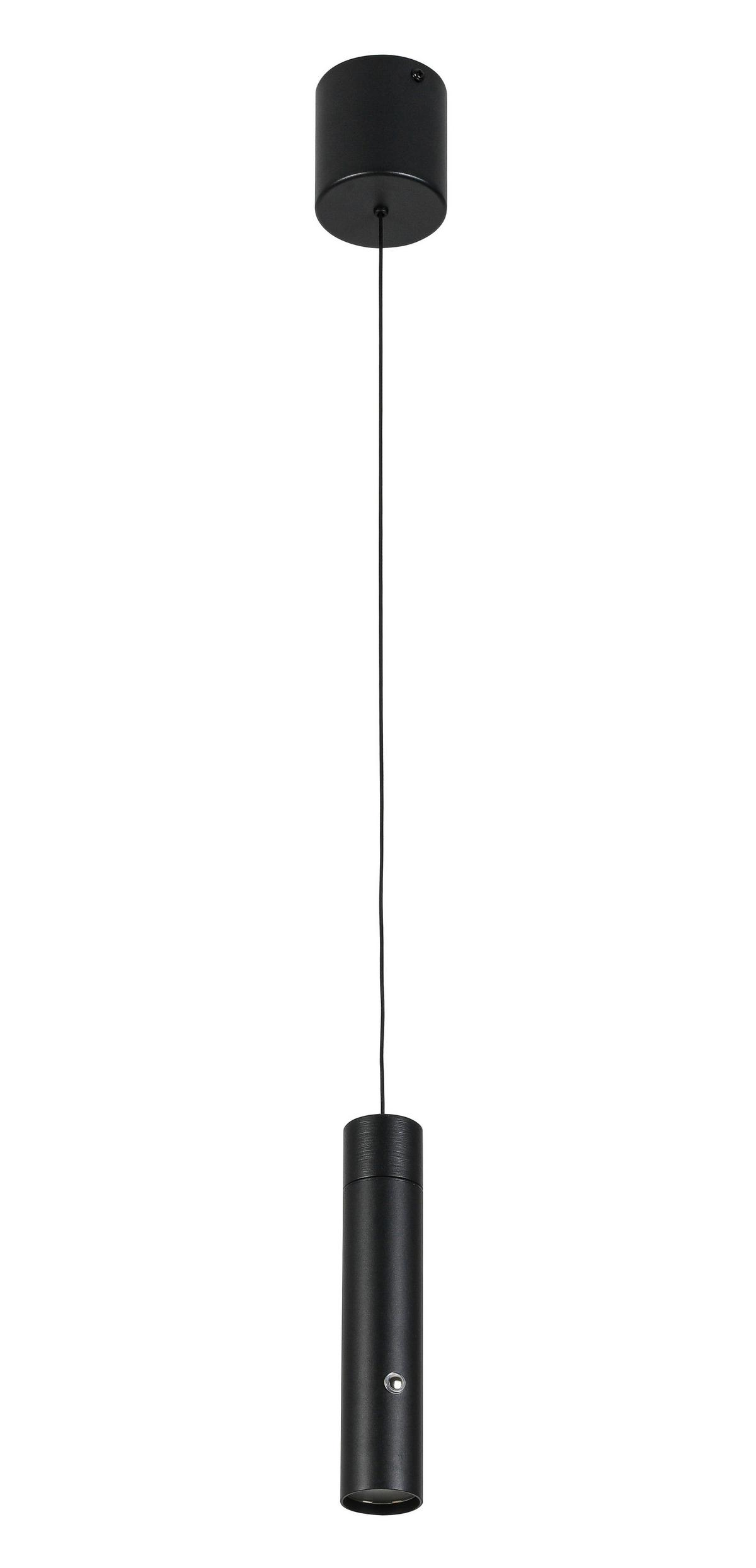 Viseča Svetilka Suso - črna, Moderno, kovina/umetna masa (3,8/3,8/150cm) - Mömax