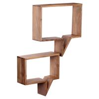 Set Stenskih Regalov Mumbai - Moderno, les (50/49/13cm) - MID.YOU