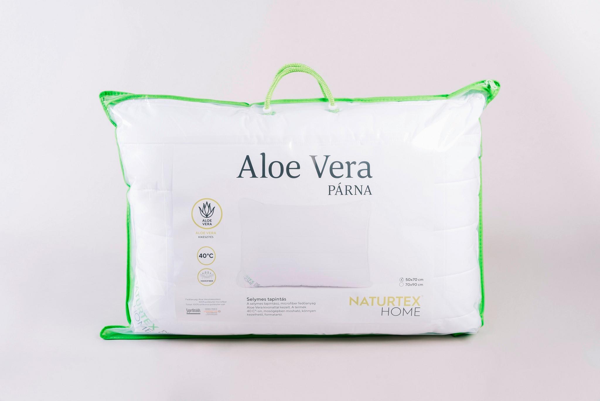 Párna Naturtex Aloe Vera 50/70cm - fehér, műanyag/textil (50/70cm) - Naturtex