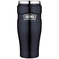 TERMOKUBEK 4002.256.047 - ciemnoniebieski, Basics, tworzywo sztuczne/metal (0,47l) - Thermos