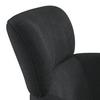 STOL MED ARMSTÖD LIORA - svart, Modern, metall/textil (58/84/61cm) - Bessagi Home
