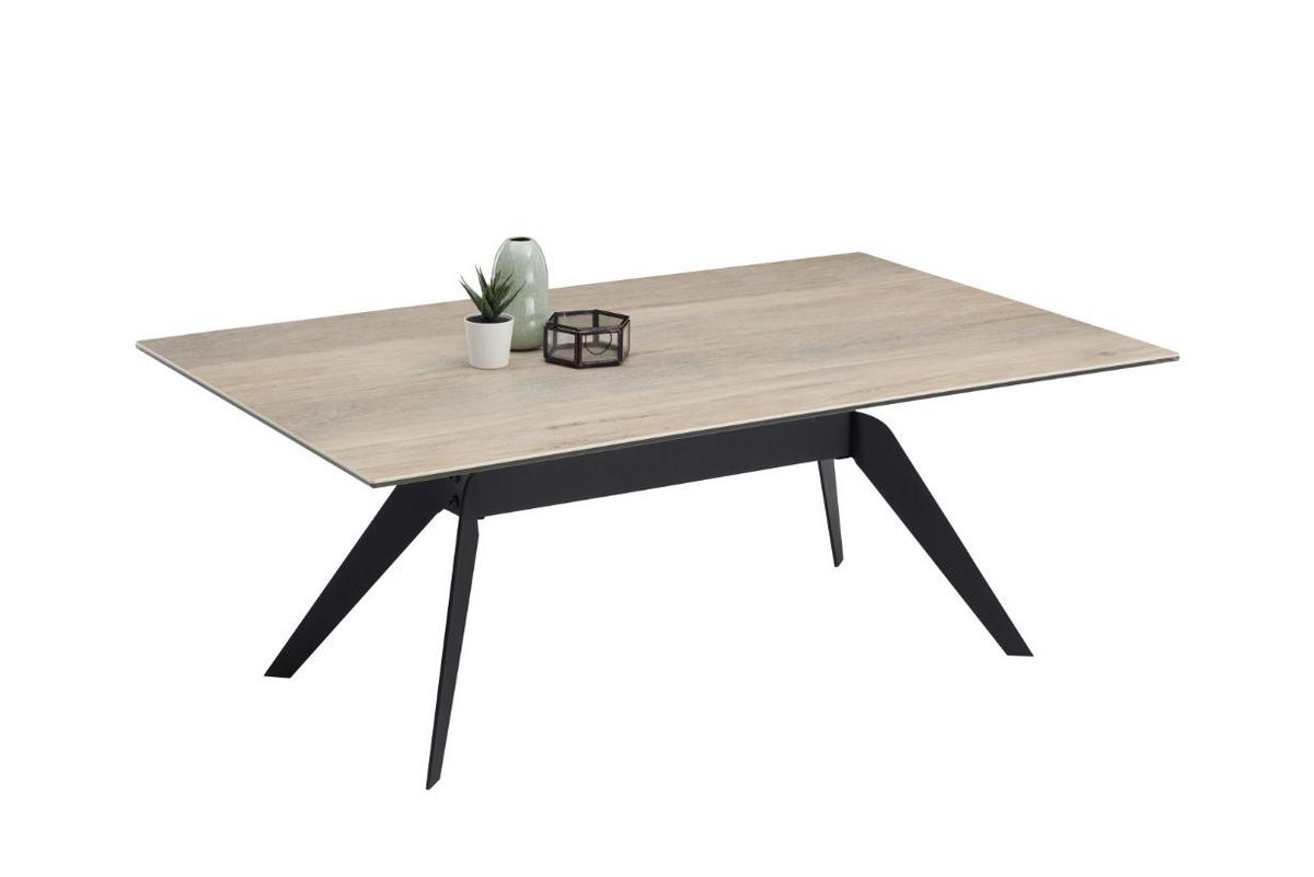 MĂSUțĂ DE CAFEA DORI - negru, Modern, ceramică/metal (110/40/70cm)