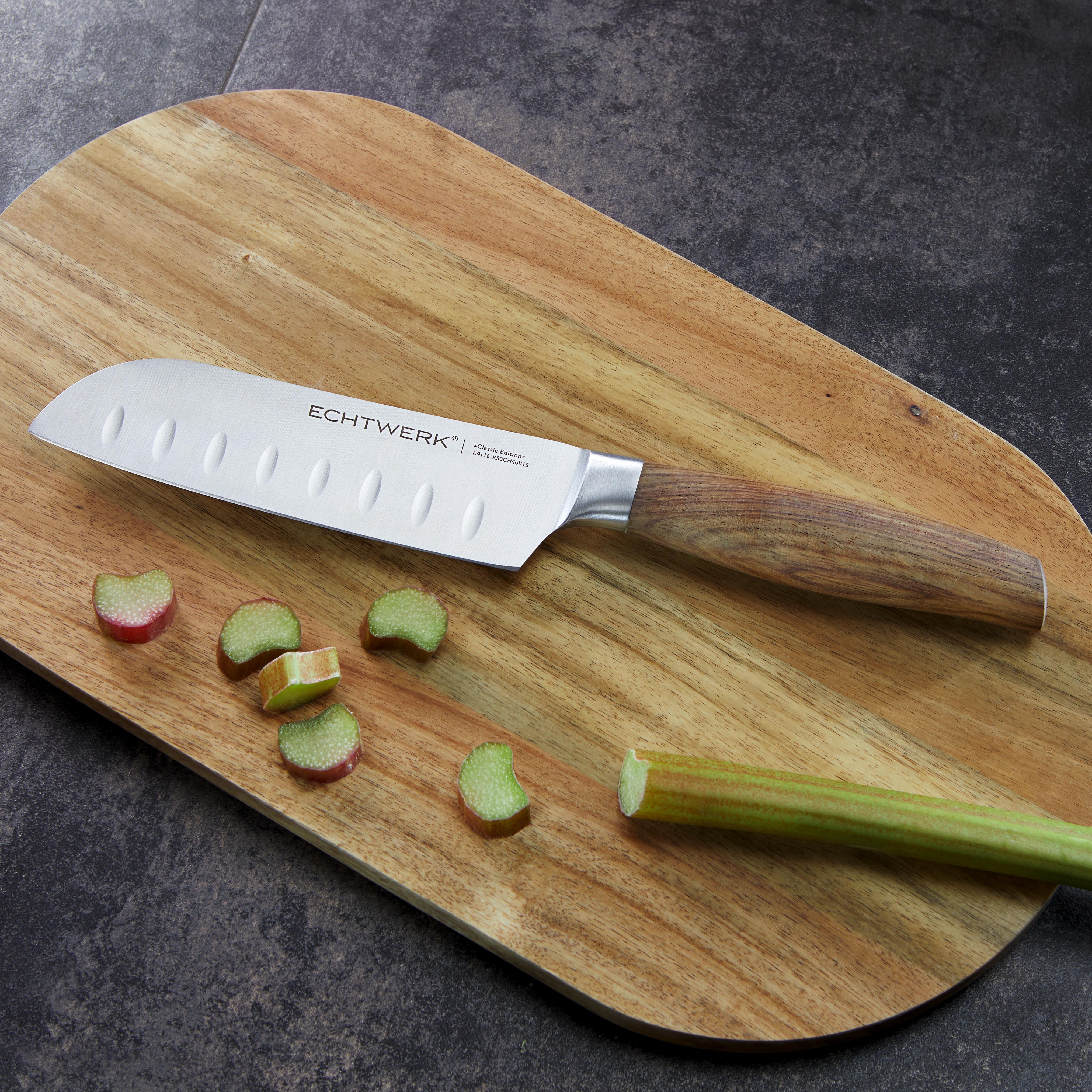 Echtwerk Santokumesser Classic Edition - Braun, MODERN, Holz/Metall (28,9cm) - Echtwerk