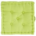 Sitzkissen Ninix in Grün, ca. 40x40x10cm - Grün, Textil (40/40/10cm) - MÖMAX modern living