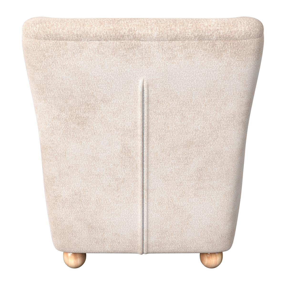 Sessel Lea Chenille Beige - Beige/Naturfarben, MODERN, Holz/Textil (76/85/84cm)