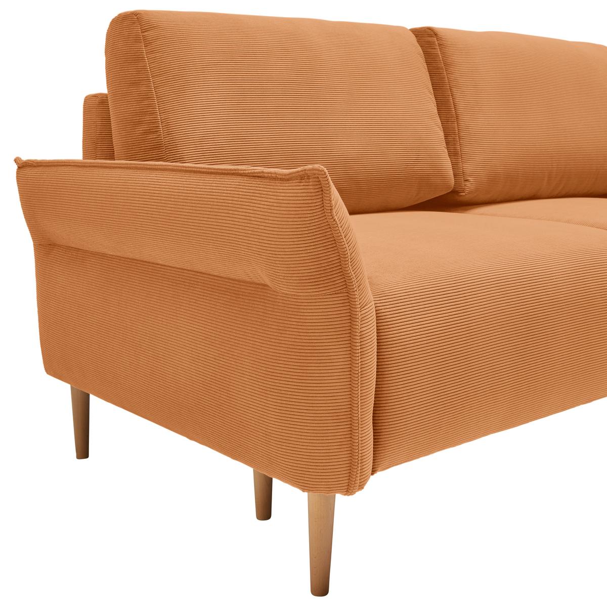 CANAPEA CU 3 LOCURI CUSTOM - portocaliu, Modern, textil (183/85/92cm) - Mömax