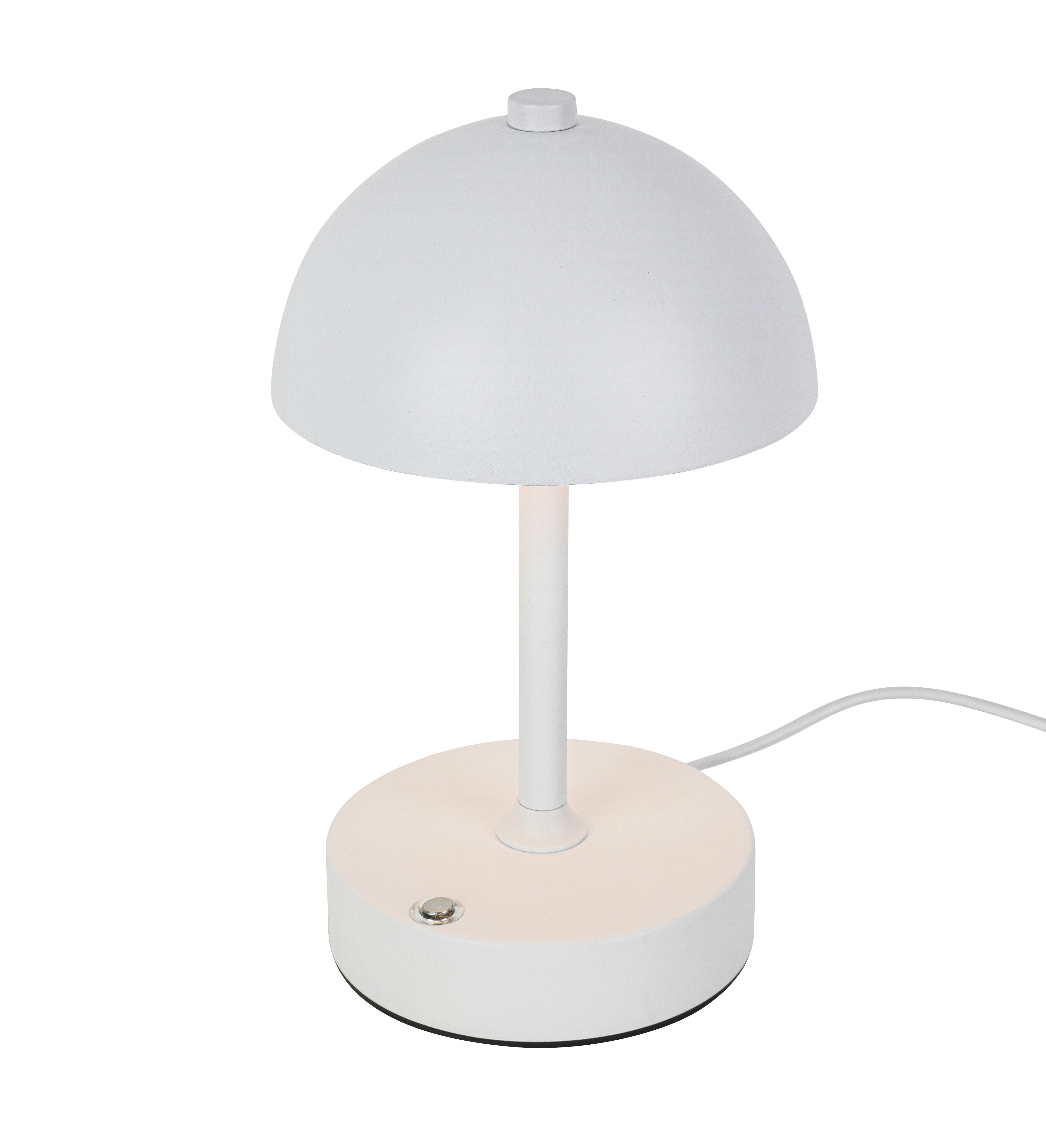 PORTABEL LAMPA JUMI - vit, Modern, plast (12/20cm) - Mömax