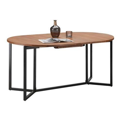 STÓŁ ROZSUWANY SAMUEL - akacjowy/czarny, Modern, metal/drewno (160-200/100/75cm) - Bessagi Home