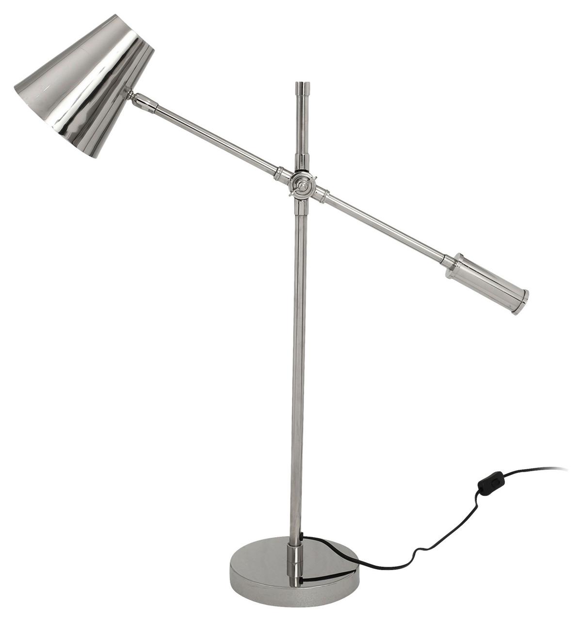 Schreibtischleuchte Allen 500 Silber - Basics (68/18/74cm) - Kayoom