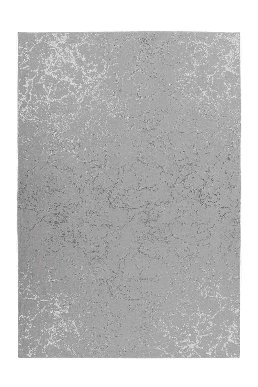 Flachwebeteppich Bijou 225 - Taupe/Silberfarben, Konventionell, Textil (80/150cm) - Kayoom