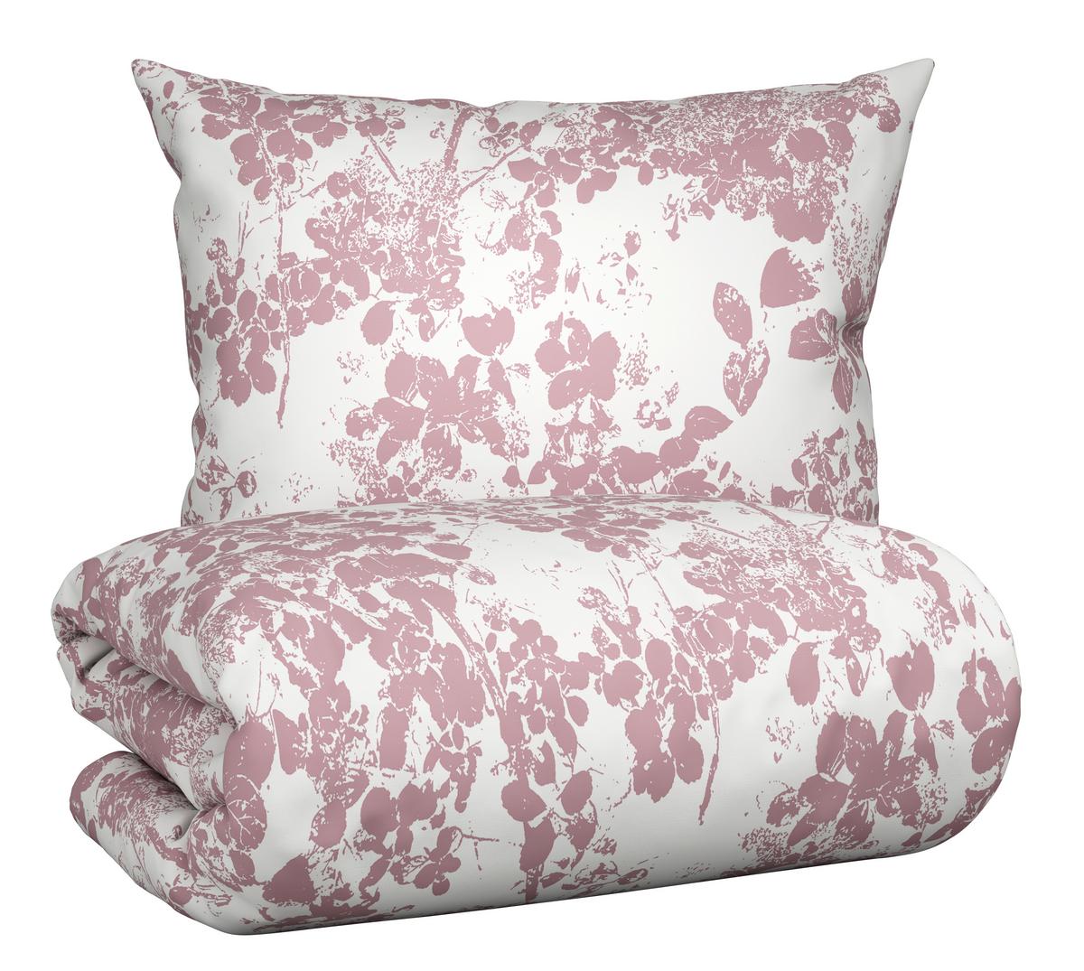 BETTWÄSCHESET SKUGGAN - Rosa, Romantik / Landhaus, Textil (160/210cm) - Modern Living