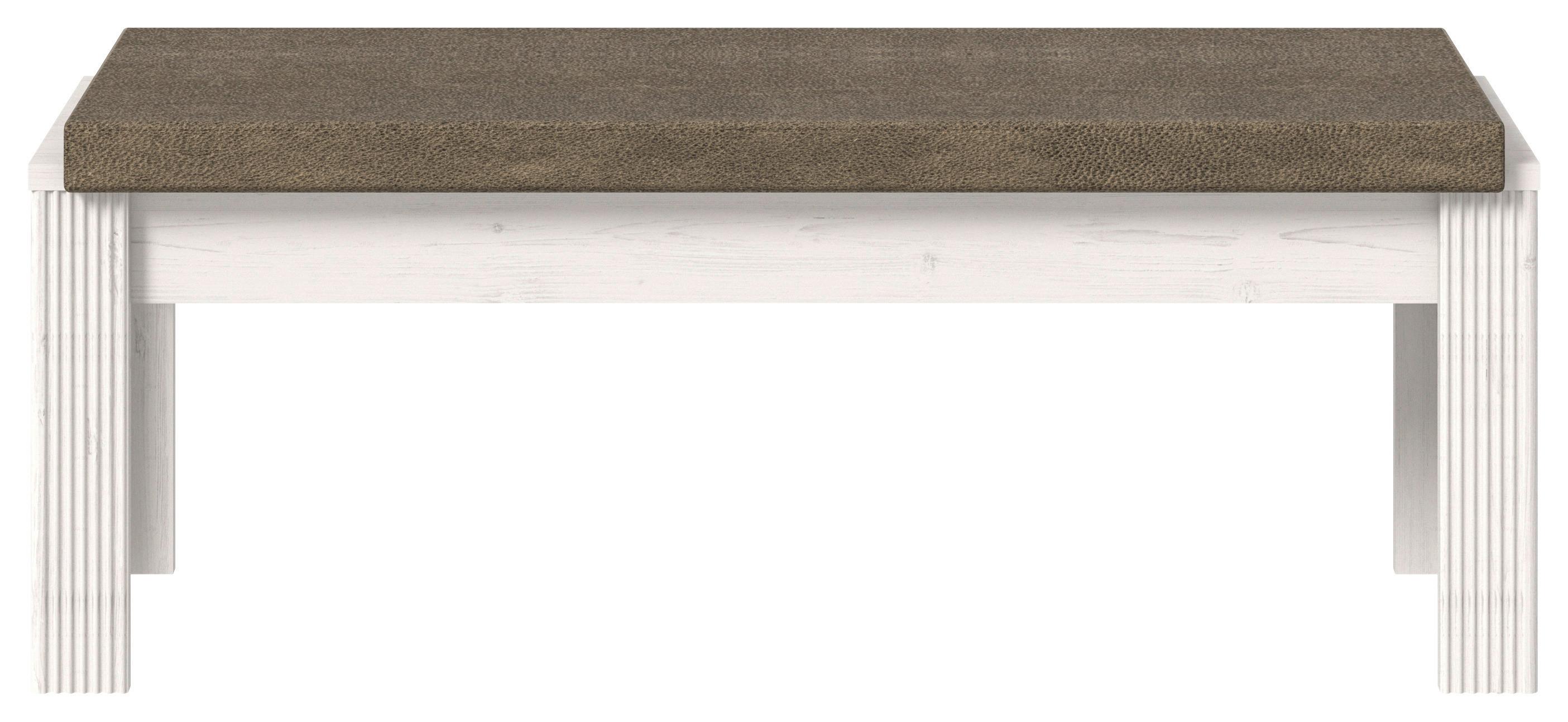 Klupa Marilou - boje pinije/smeđa, Romantik / Landhaus, drvni materijal (126/48/41cm) - Zandiara