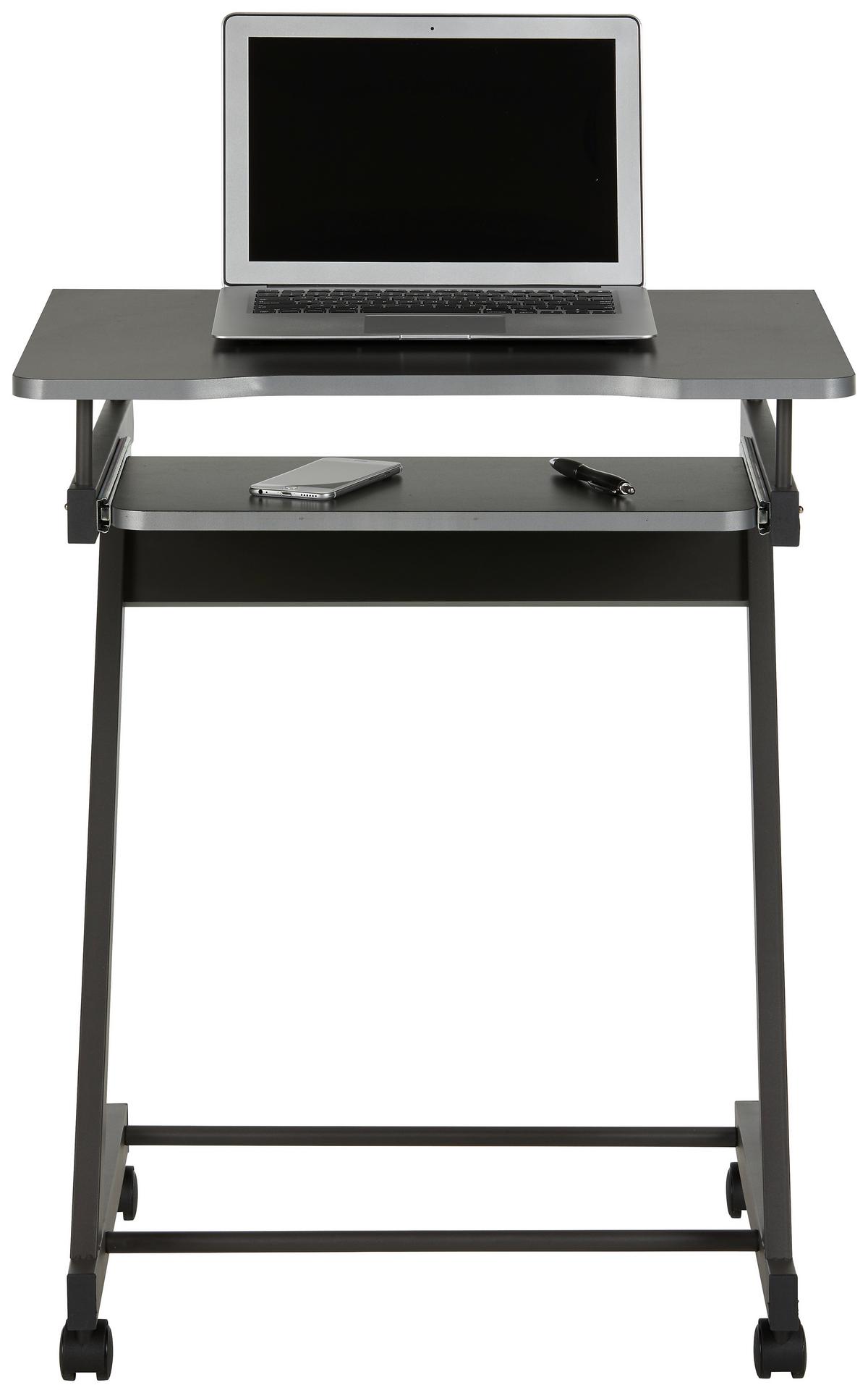 Schreibtisch in Anthrazit - Anthrazit, Modern, Holzwerkstoff/Metall (60/76/49cm) - Mömax