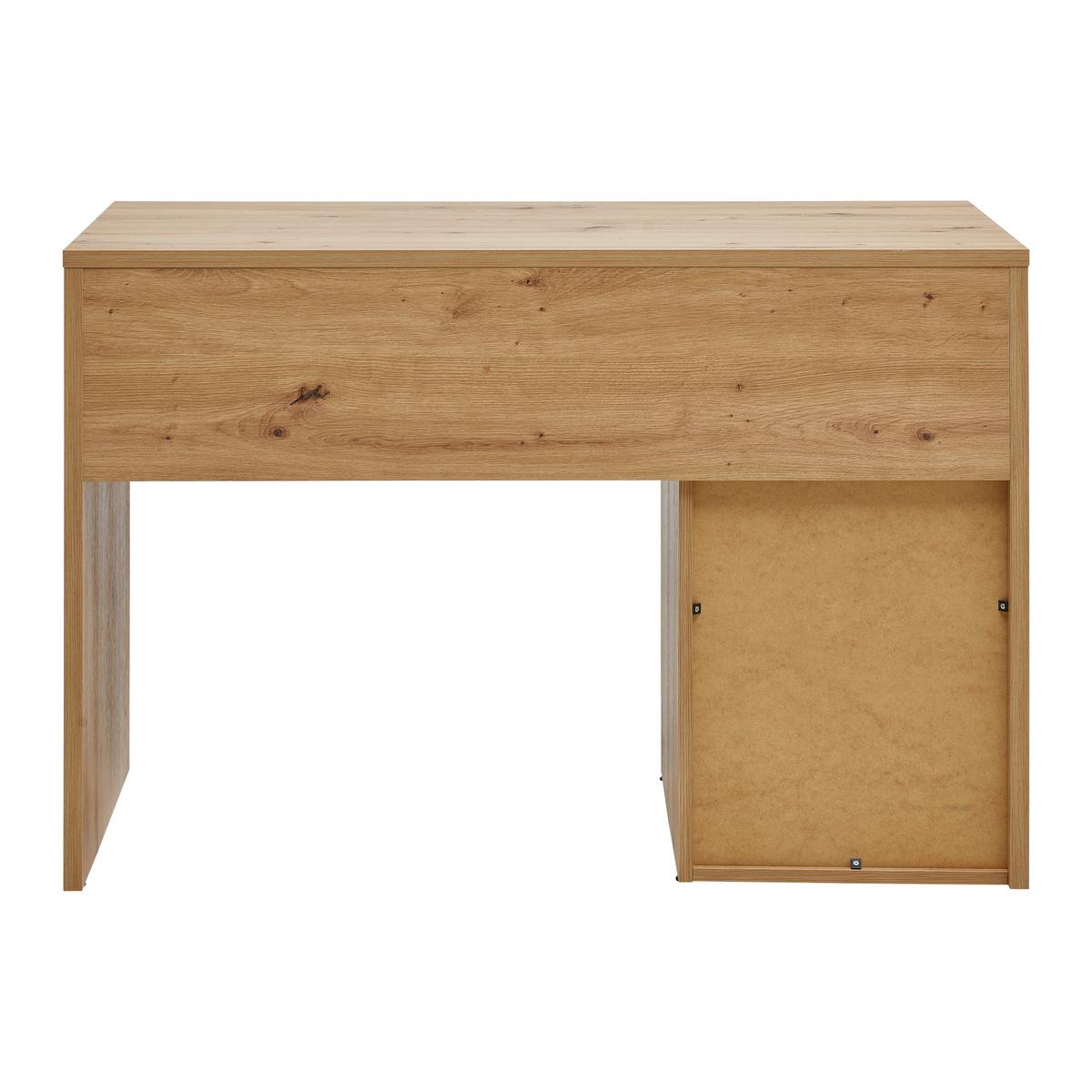 Schreibtisch Casa Mia Kaschmirfarben - Kaschmir/Anthrazit, KONVENTIONELL, Holzwerkstoff/Metall (110/60/76cm) - Mömax