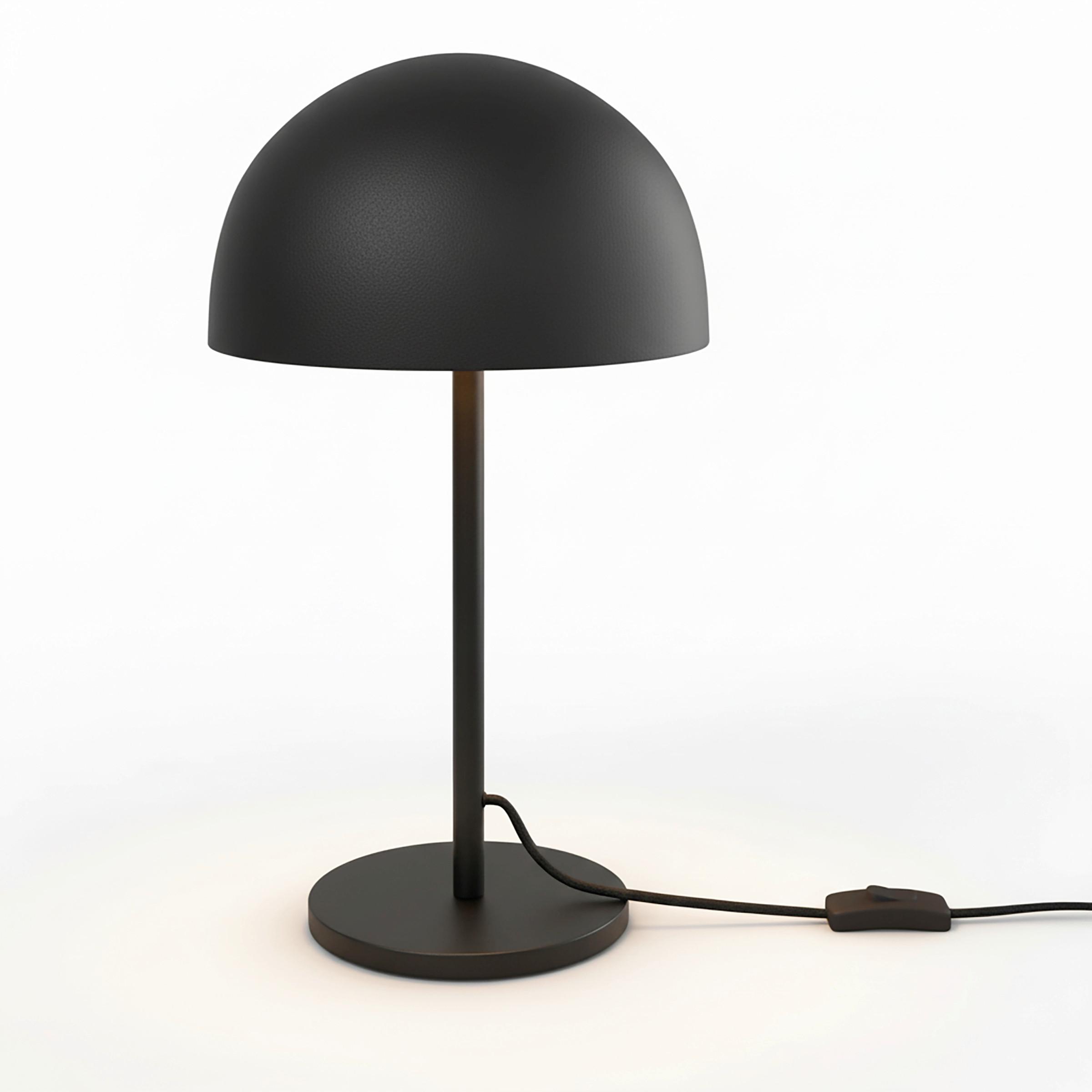 Tischleuchte Taila Schwarz max. 40 Watt - Schwarz, MODERN, Metall (28/46/28cm) - Bessagi Home