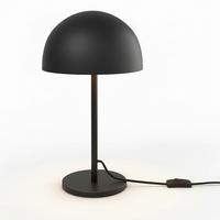 Tischleuchte Taila Schwarz max. 40 Watt - Schwarz, MODERN, Metall (28/46/28cm) - Bessagi Home