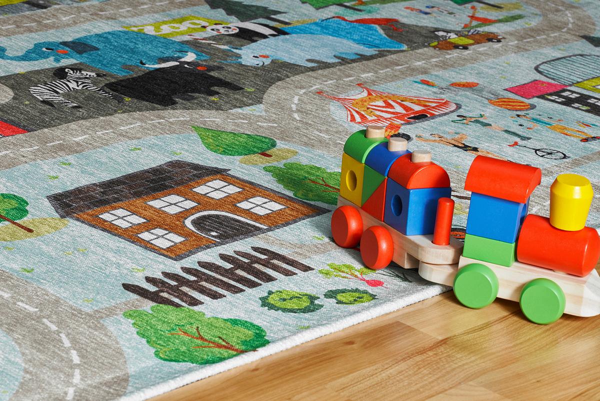 Kinderteppich my Torino Kids Multicolor ca. 120x170cm - Multicolor, Trend, Textil (120/170cm) - Obsession
