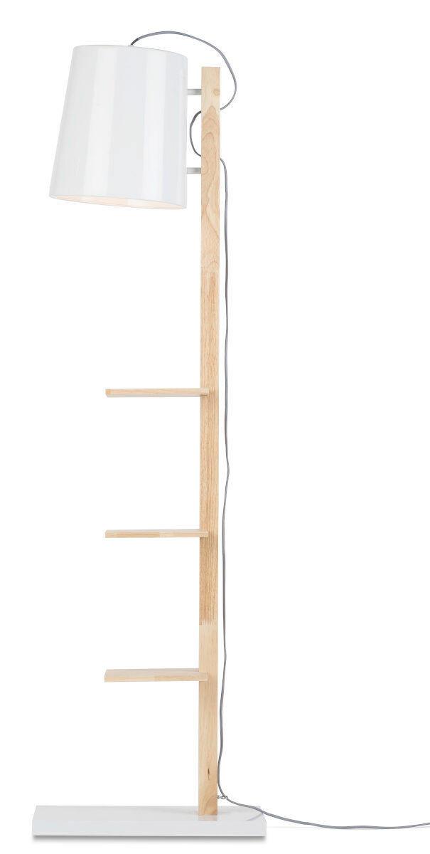 Állólámpa Cambridge/f/w - fehér, Design, fa/fém (30/168/49cm) - It's about Romi