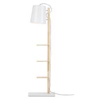 Állólámpa Cambridge/f/w - fehér, Design, fa/fém (30/168/49cm) - It's about Romi