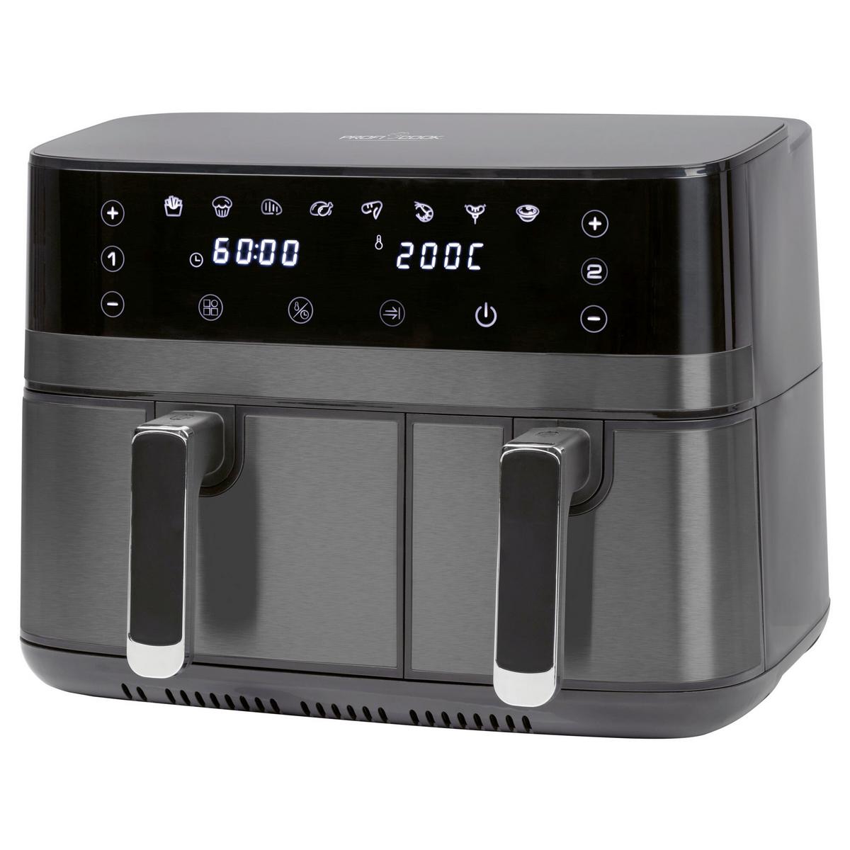 FRYTKOWNICA BEZTŁUSZCZOWA PC-FR 1295 H - czarny, Basics, tworzywo sztuczne (41,8/31,1/39,2cm) - Bomann