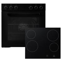 Set S Štedilnikom Hs2001ms-26 - črna, Basics, kovina/steklo (59,4/59,5/52,1cm) - Respekta