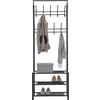 KLEDINGREK AMELIA -SB- - Zwart, Modern, Metaal (67/185/32cm) - Mömax