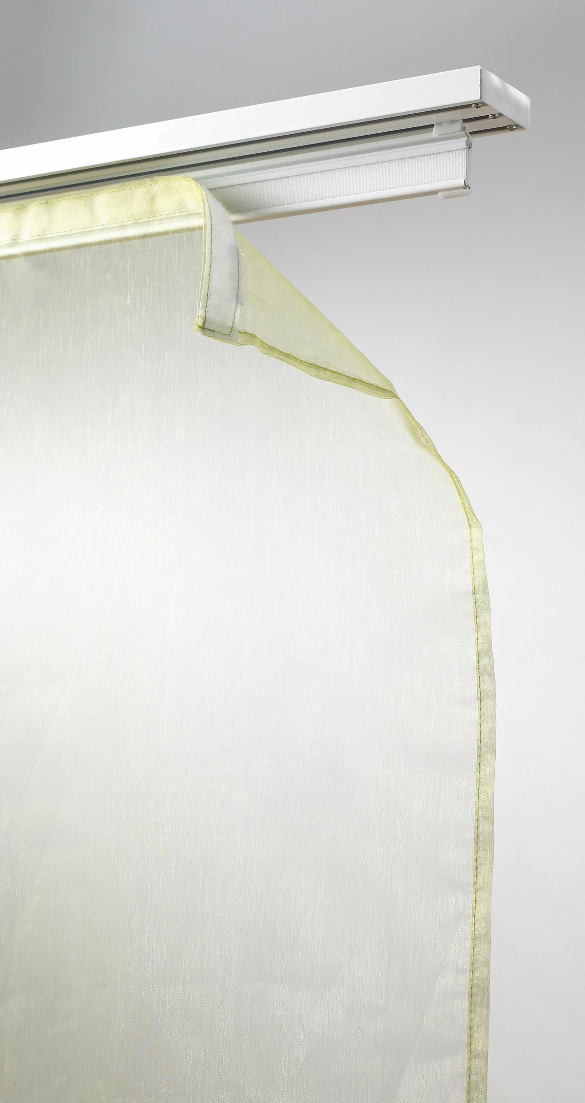 SZYNA DO ZASŁON PANELOWYCH 90000-005 3-CZĘŚCIOWY  ZESTAW - biały, Design, metal (160cm) - Homeware