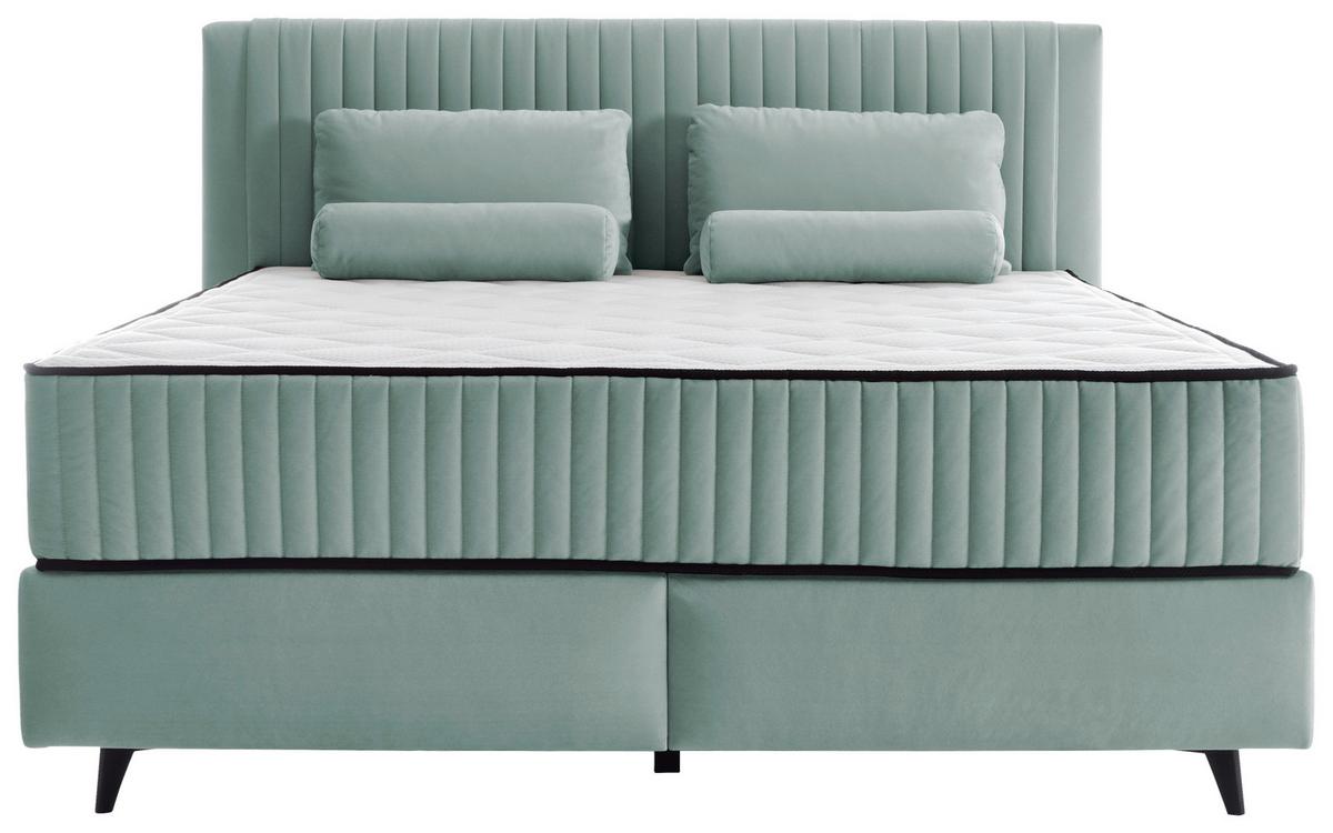 PAT BOX DREAM - turcoaz, Modern, lemn/textil (120/200cm) - Premium Living