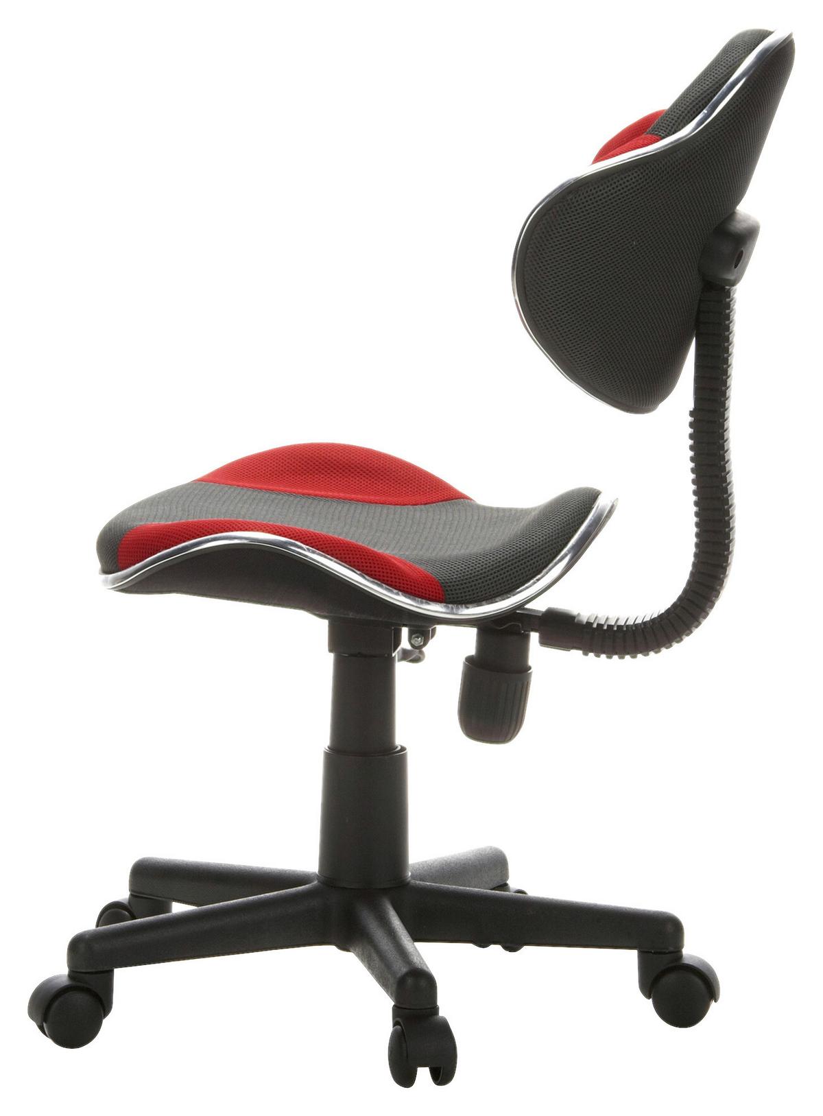 Mladinski Vrtljivi Stol Kiddy Gti 2, Siva, Rdeča - rdeča/siva, Basics, umetna masa (45/86-101/42cm) - MID.YOU