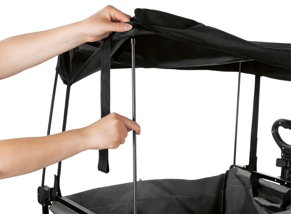 Strandkocsi Easymaxx - fekete, műanyag/textil (73,5/51/95,5cm) - TV - Unser Original