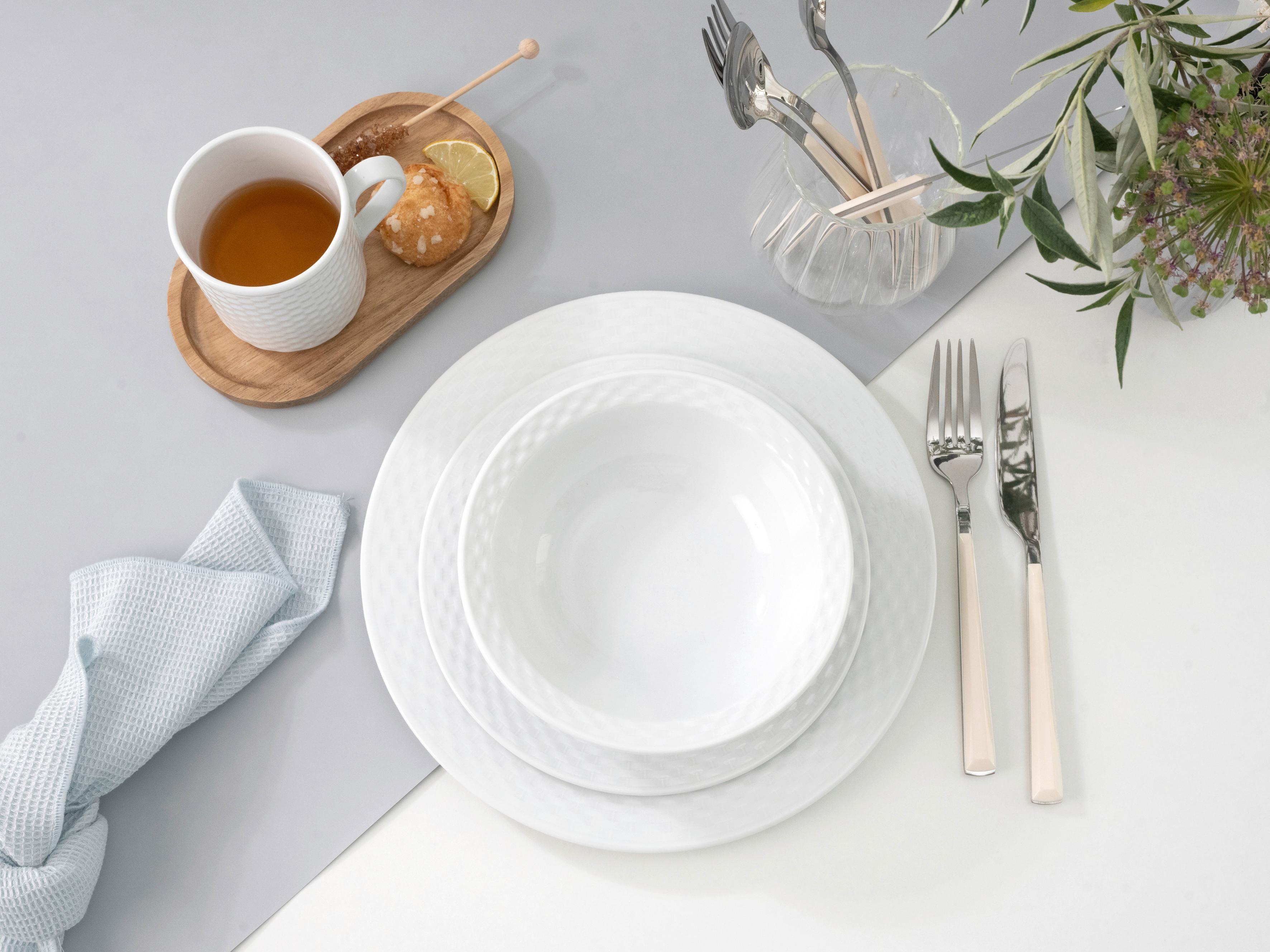 Kombinirani Servis Polo, 16-Delni - bela, Basics, keramika - Creatable