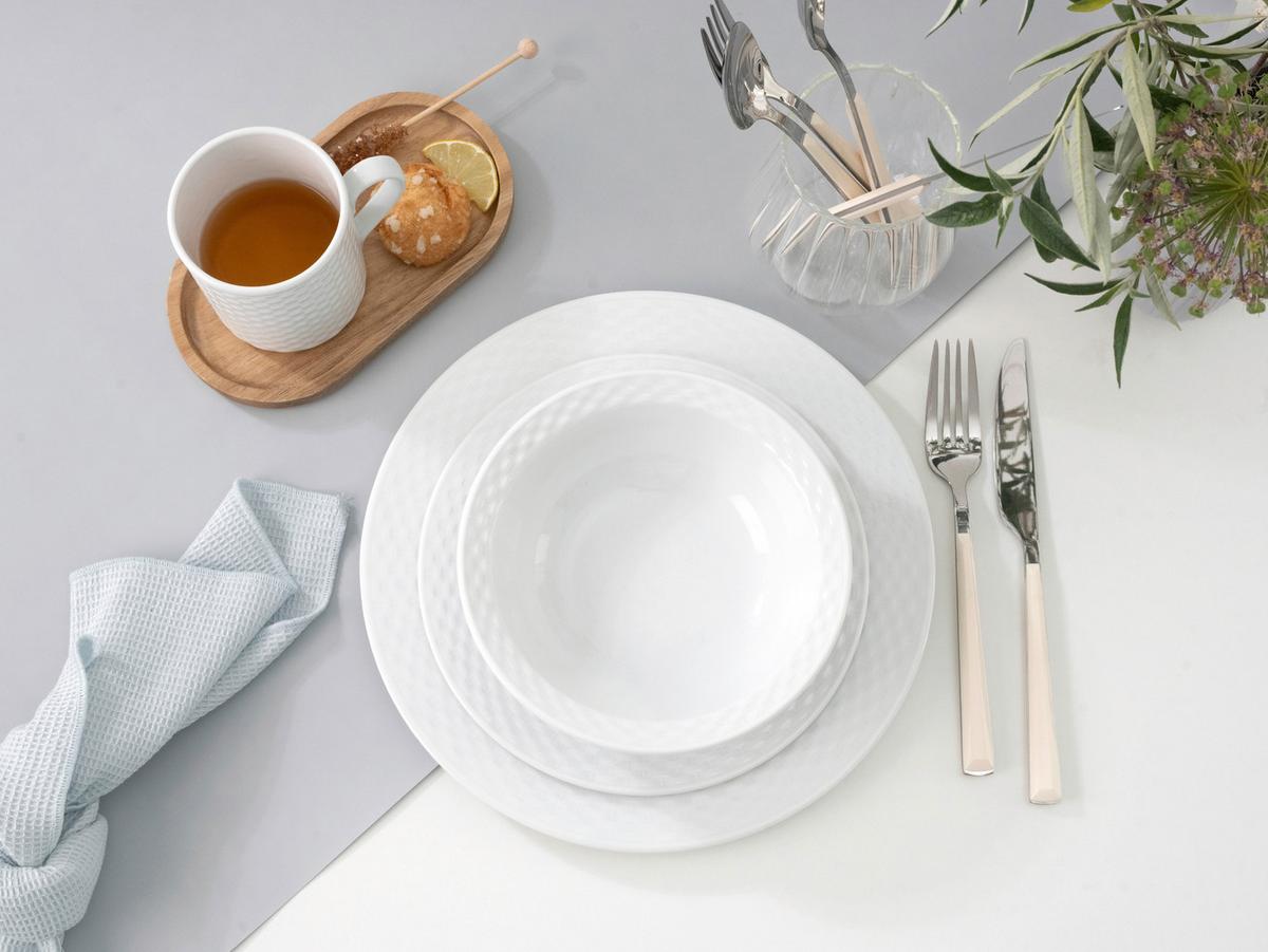 Kombinirani Servis Polo, 16-Delni - bela, Basics, keramika - Creatable