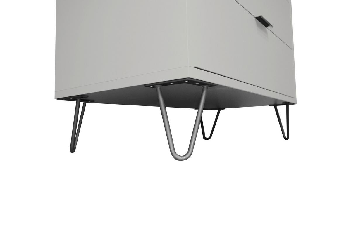 Kommode in Grau - Anthrazit/Grau, MODERN (119/87/45cm) - Premium Living
