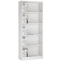Etajeră 4 You - alb, Modern, lemn (74/189,5/35,2cm) - Modern Living