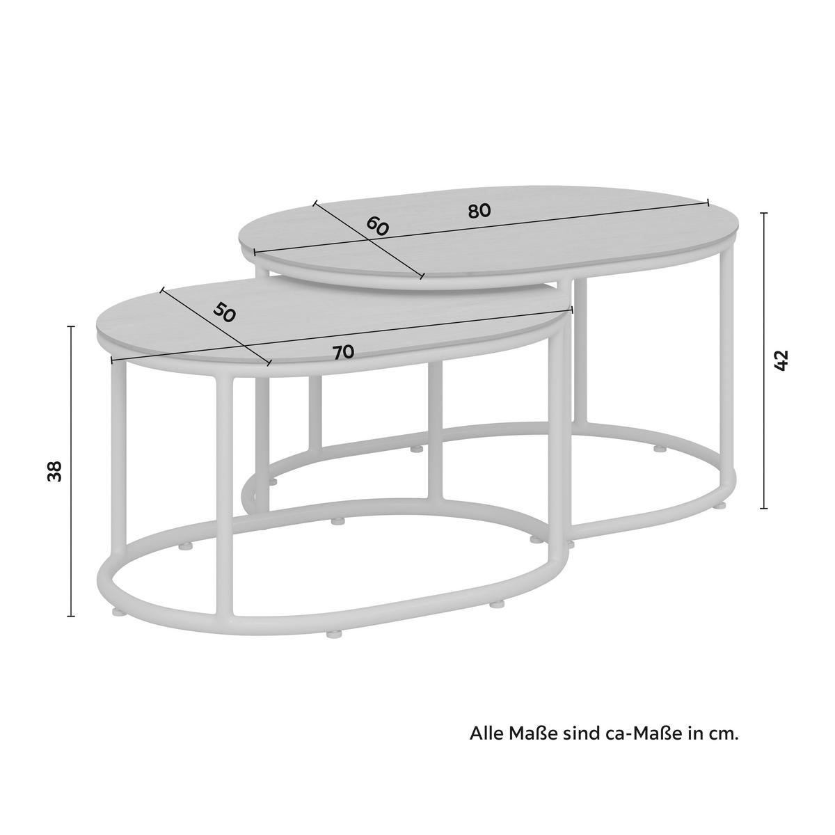 Loungegarnitur Alvina Outdoorstoff/Metall +Abdeckung - Creme, MODERN, Kunststoff/Textil (259/74/199cm) - Bessagi Garden