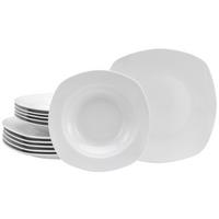 Jedilni Servis Amelie, 12-Delni - bela, keramika - Creatable