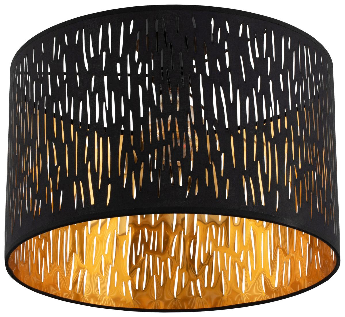 LAMPA SUFITOWA PANJA - czarny, Trend, tworzywo sztuczne/metal (40/30cm) - Novel