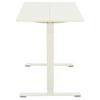 SKRIVBORD CHARLIE - vit, Modern, metall/trämaterial (120/60/72-118cm) - Mömax