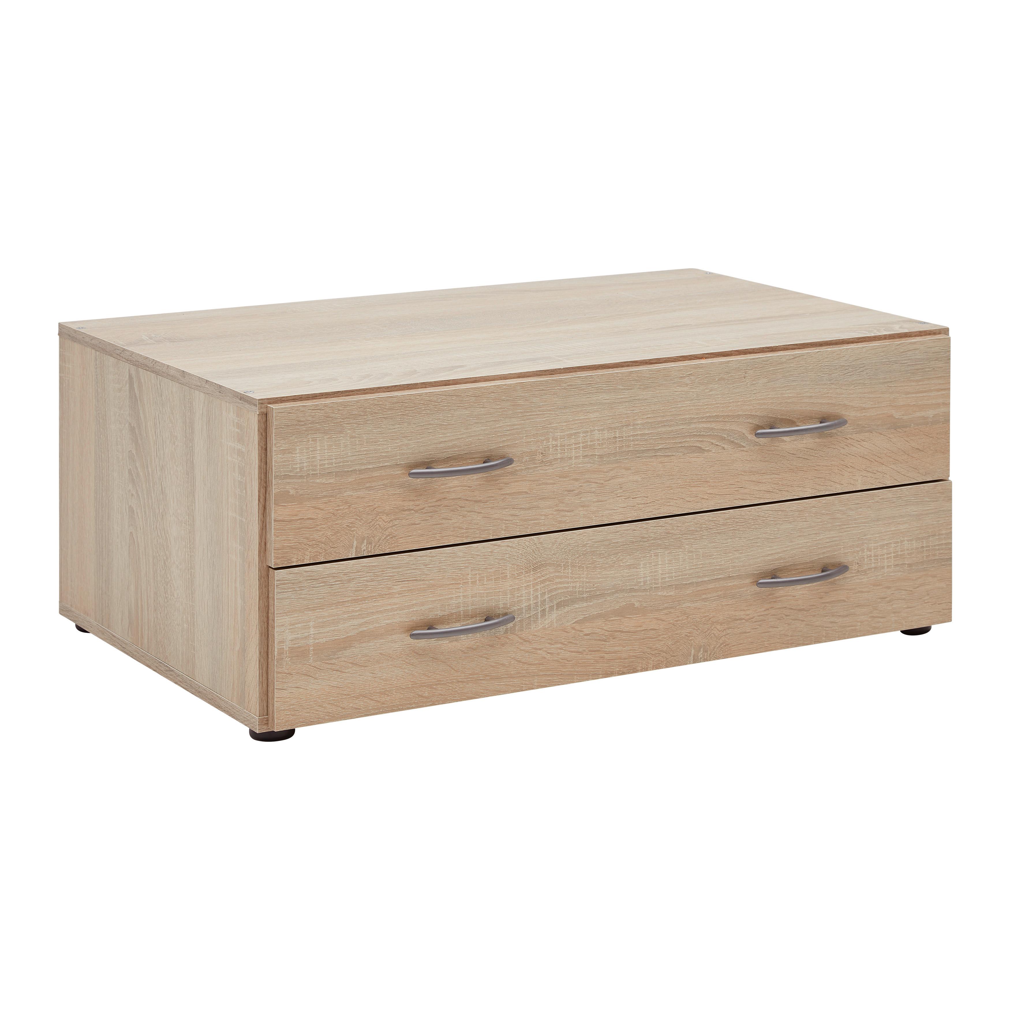 Schubladenbox Joe Sonoma Eiche - Sonoma Eiche, Konventionell, Holzwerkstoff (81/33/51cm) - Based