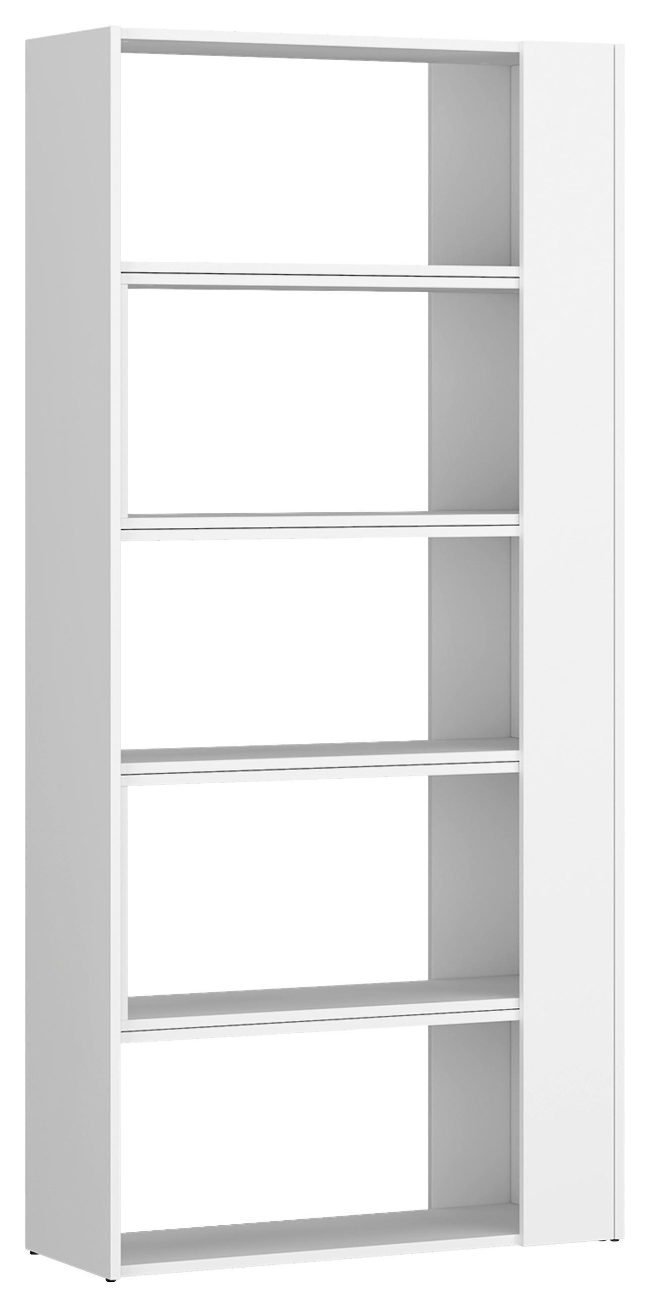 Otvorena Polica Motus - bela, Moderno, pločasti materijal/plastika (82-146/180/35cm) - Modern Living