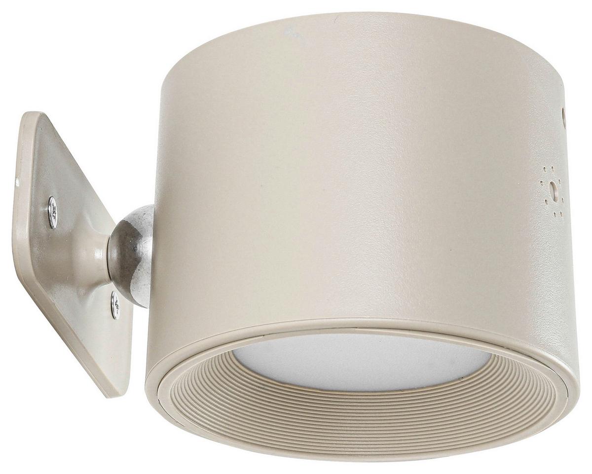 LED-Wandleuchte Rig 2 Sandfarben max. 3,5 Watt - Sandfarben, MODERN, Kunststoff/Metall (9,3/7,5/5,2cm) - Modern Living