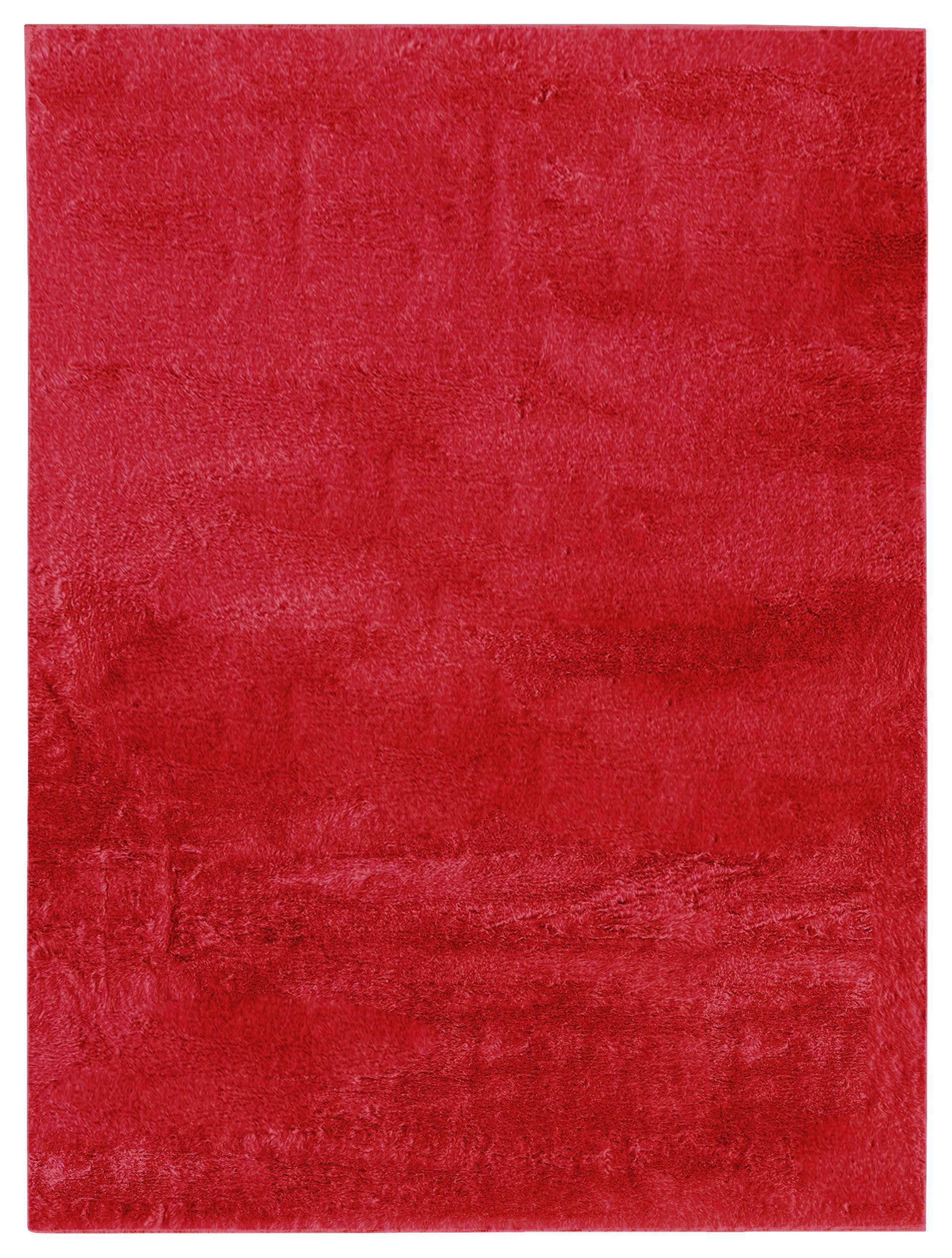 Kunstfell Caroline 4 Rot ca. 200x290cm - Rot, MODERN, Textil (200/290cm) - Mömax