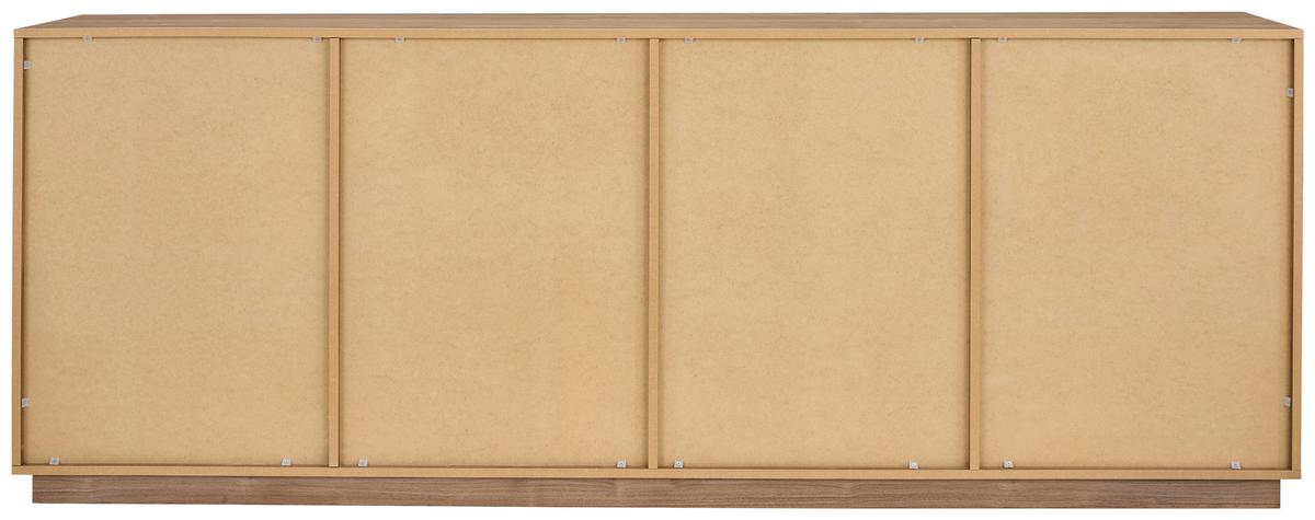 KOMODA SZEROKA JAPANDI - kolor orzechowy, Design, materiał drewnopochodny (220,5/82,5/41,5cm) - MID.YOU